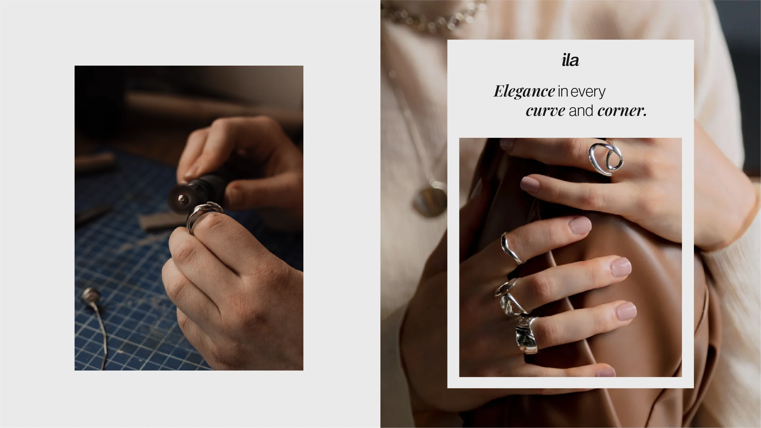 Ila — Branding, Visual Identity, detail view